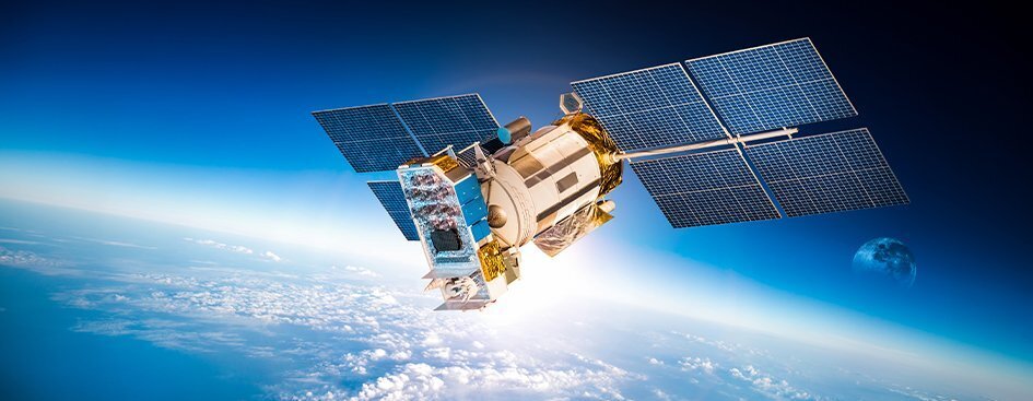 Satellite in Vacuum Environment